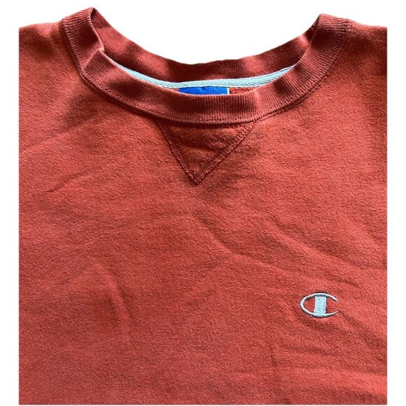 VTG 90s Champion Athletic Reverse Weave Crewneck Sweatshirt Mens Size Large Rust - Picture 5 of 10